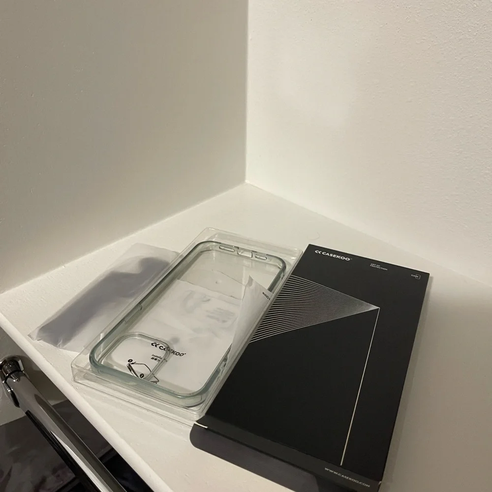iPhone 12 Pro Max Case, Clear, w/stand